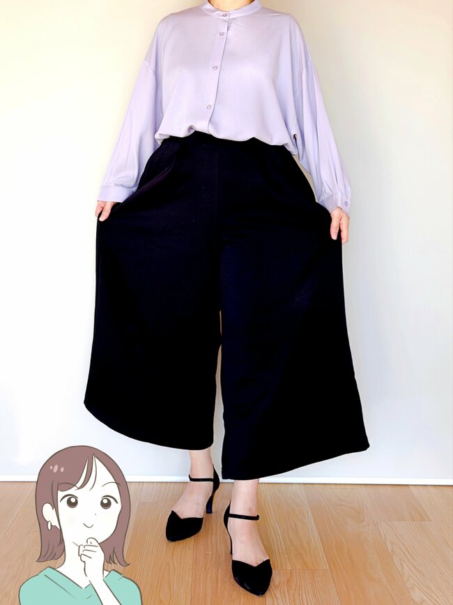 「2着買いました」ハニーズの“スカートみたいなパンツ”ぽかぽかで手放せない！「暖かくって軽い」「色々な服に合わせやすい」