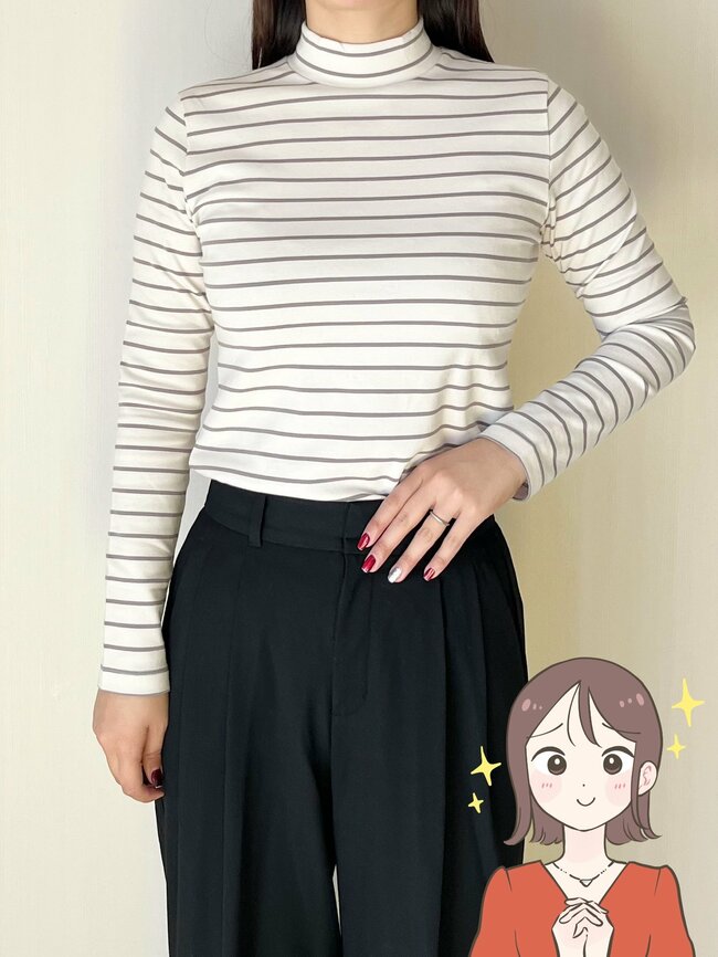 「ほぼ毎日着ています」無印良品の“1490円トップス”首元まで暖かいし、ビヨーンと伸びて着心地バツグン！「毎年の必需品」「色違いで2枚目の購入」