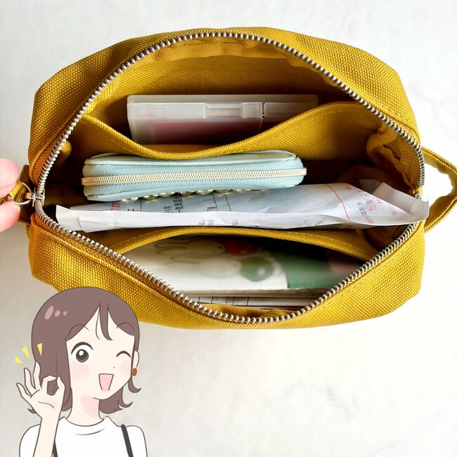 お薬手帳と処方薬がまるっと入った！無印良品の“仕分けしやすいポーチ”通院グッズ入れにピッタリ！「使い勝手、最高です」「販売を待っていました！」《購入レビュー》