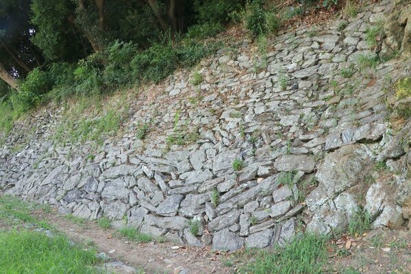 和歌山城の天守台石垣