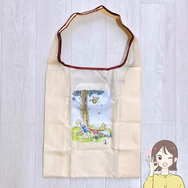 「一目惚れして購入」ハニーズの“プーさんエコバッグ”2Lペットボトルが6本も入った！「原作好きには嬉しいです」「絵柄がとてもかわいい」《購入レビュー》