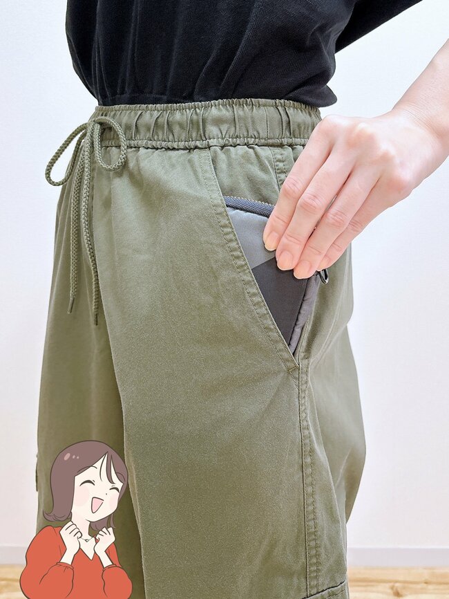 「全色買いました」「完全一目惚れ」GUの“楽ちんワイドパンツ”ポケットたくさんで快適すぎる！「動きやすいし使い勝手も良い」