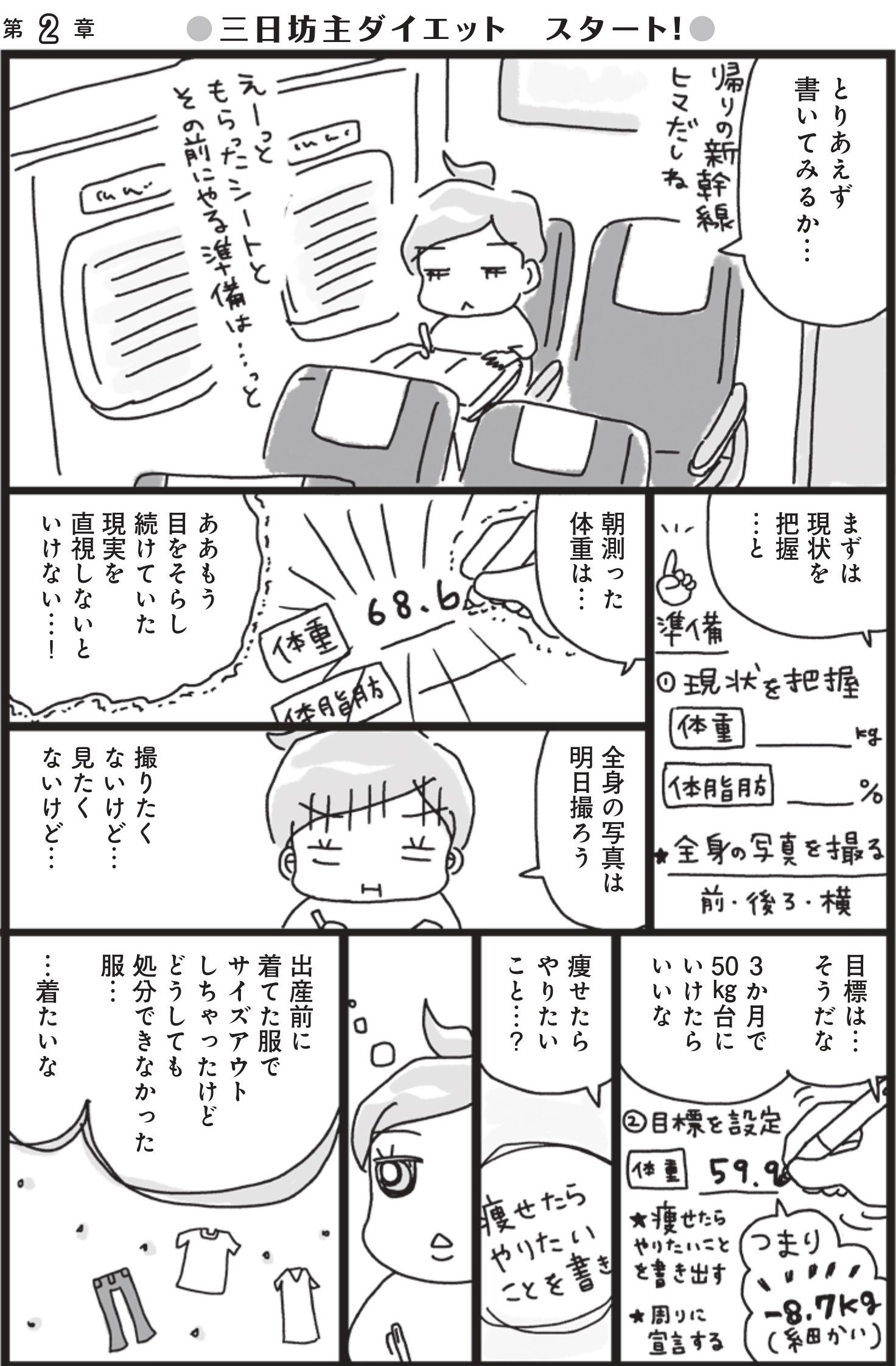 『挑戦マンガ アラフィフ母さんが3か月で7kg痩せた！奇跡の仕組みダイエット』（主婦の友社）