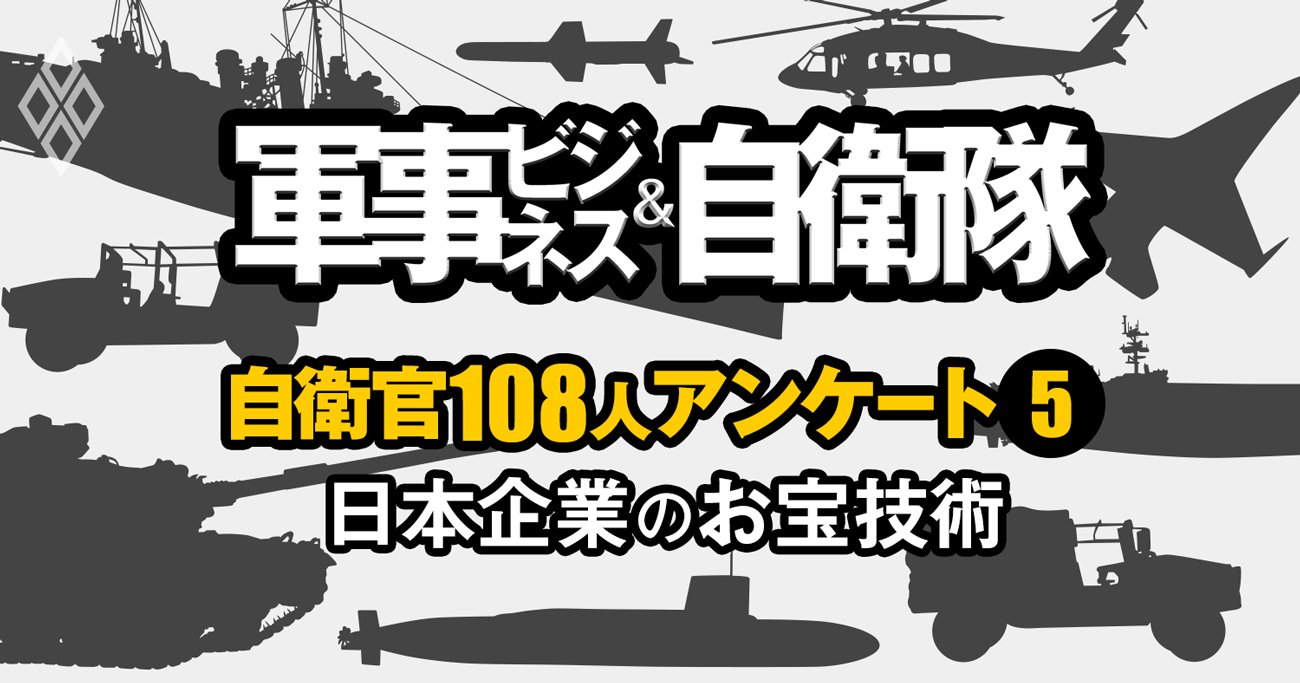 日本の「防衛お宝技術を持つ企業」ランキング【自衛官108人が評価】3位川崎重工、1位は？