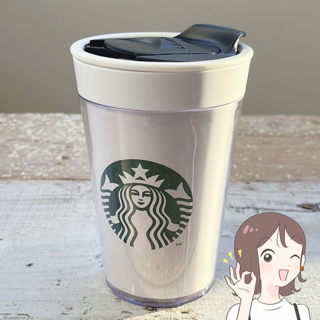 「プレゼントにぴったり」スタバの“お店のカップみたいなタンブラー”が可愛すぎる…！ドリンク券付きでお得感すごい！