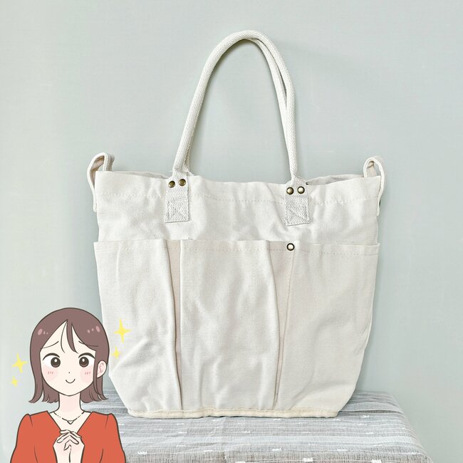 「一生付き合いたい」「4個目です」ニトリの“ポケットたくさんトートバッグ”安いのに優秀すぎる！「使い易くてもう手放せません」