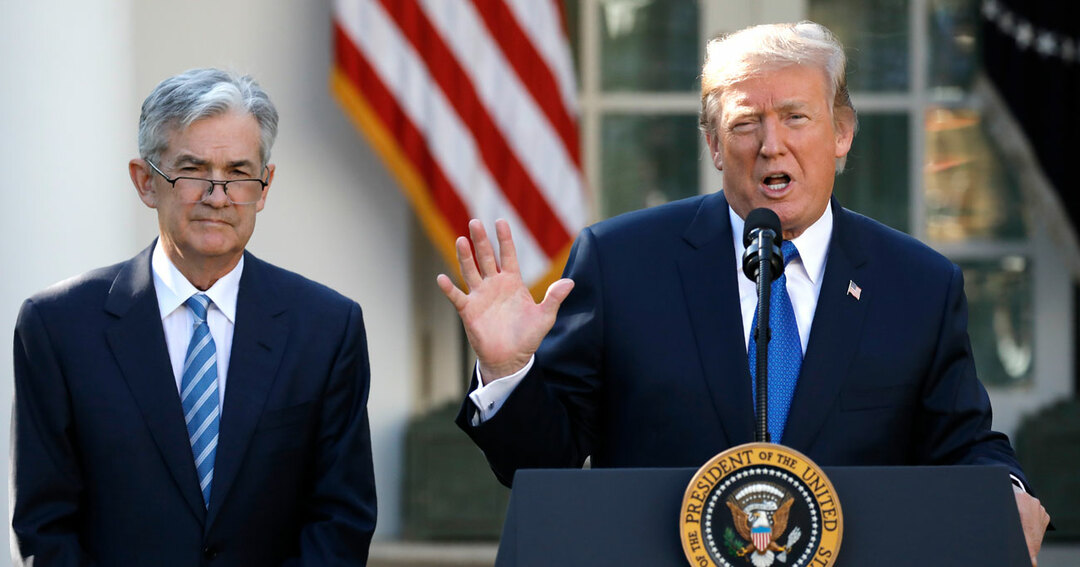 パウエルFRB議長とトランプ大統領