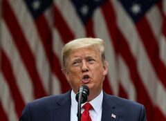 トランプ氏、州知事に厳しい措置要求　デモ暴徒化で
