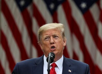 トランプ氏、州知事に厳しい措置要求　デモ暴徒化で