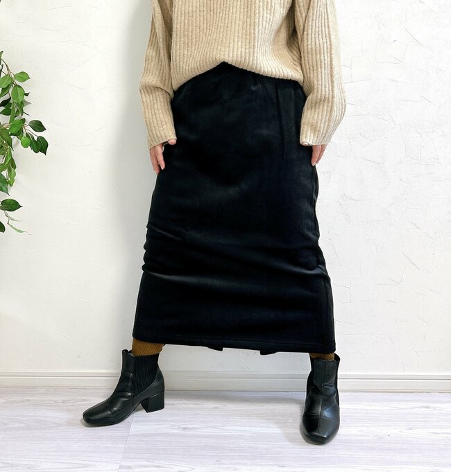 気温9度でも寒くない…！ハニーズの“ぽかぽかスカート”が細見えしてオシャレ！「重ね着しているよう」「お尻のラインも拾わない」