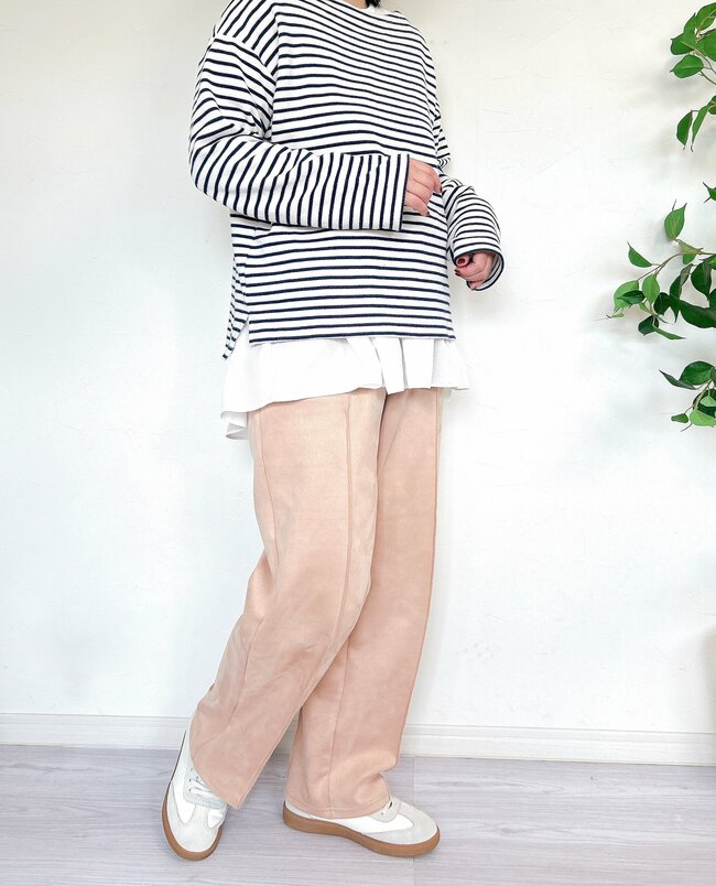 「痩せて見える」グローバルワークの“2490円トップス”重ね着コーデがめっちゃ可愛くなるんです！「お尻も隠れるので一石二鳥」「体型カバーできて重宝」