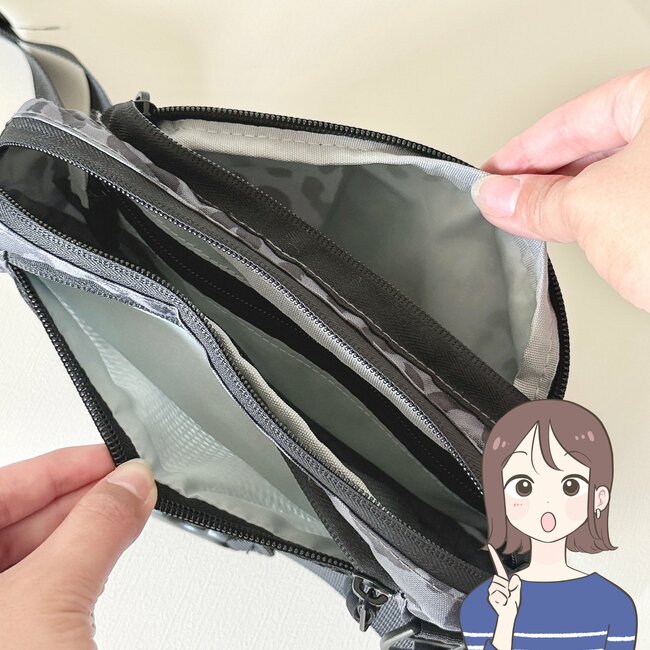 【グローバルワーク】お出かけのたびに使っています！2990円の「ポケットたくさんバッグ」想像以上に収納できてビックリ…！《購入レビュー》