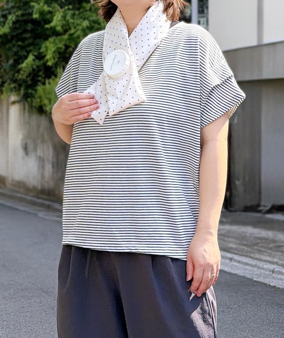 【しまむら】気温38℃の猛暑日でも快適！「首に巻くオシャレ氷のう」がマジで冷たくて感激した…！《購入レビュー》