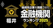 融資先企業を「倒産」させた金融機関ランキング【福井】3位福邦銀行、1位は？