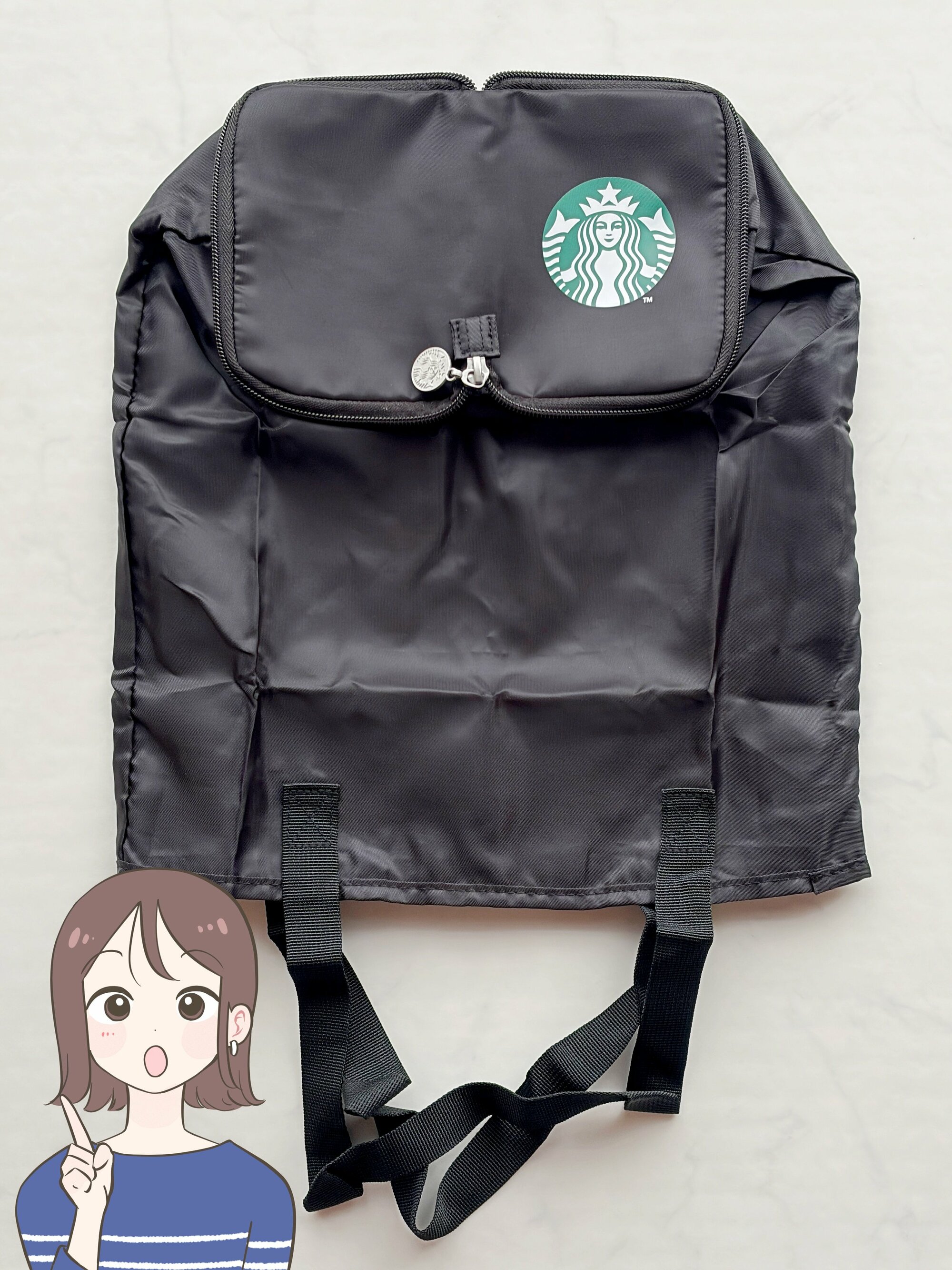 「買い物で毎日使ってます」スターバックスの“ポーチみたいなエコバッグ”スリムに持ち運べて優秀！「たくさん荷物が入ります！」「スタバのロゴがかわいい」