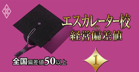 エスカレーター校の「経営偏差値」ランキング【全国ベスト・偏差値50以上】慶應67.9、早稲田63.8の大差が生まれる理由