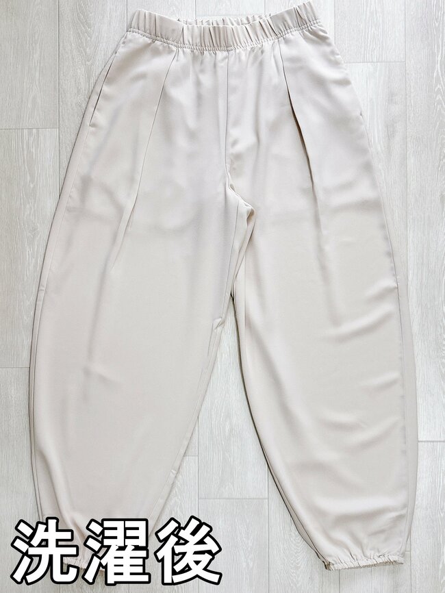 「全色コンプしました」GUの『2990円バルーンパンツ』が大好評「ほぼこれしかはいてない」「1着は持っていたいパンツ」《購入レビュー》