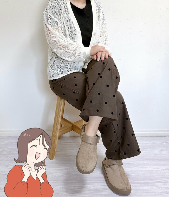 【しまむら】1枚でパッとあか抜ける！1639円「大人かわいいワイドパンツ」着心地が楽ちんで体型カバーもばっちり！《購入レビュー》