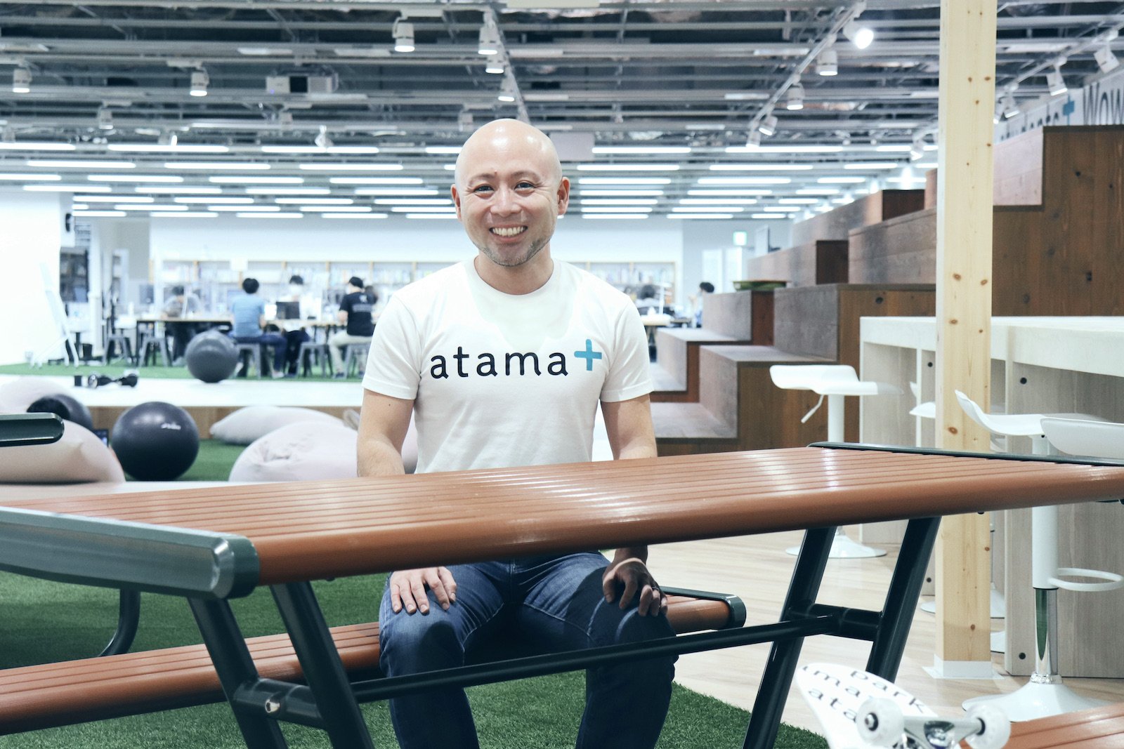 atama plus代表取締役CEOの稲田大輔氏　画像提供：atama plus