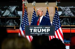 米ミシガン州最高裁、トランプ氏の予備選参加認める