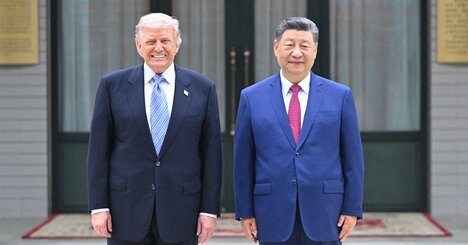 狙ったのか偶然か…習近平×トランプの記念写真 背後の「額の文字」が示す意味【米中首脳会談を専門家が解説】