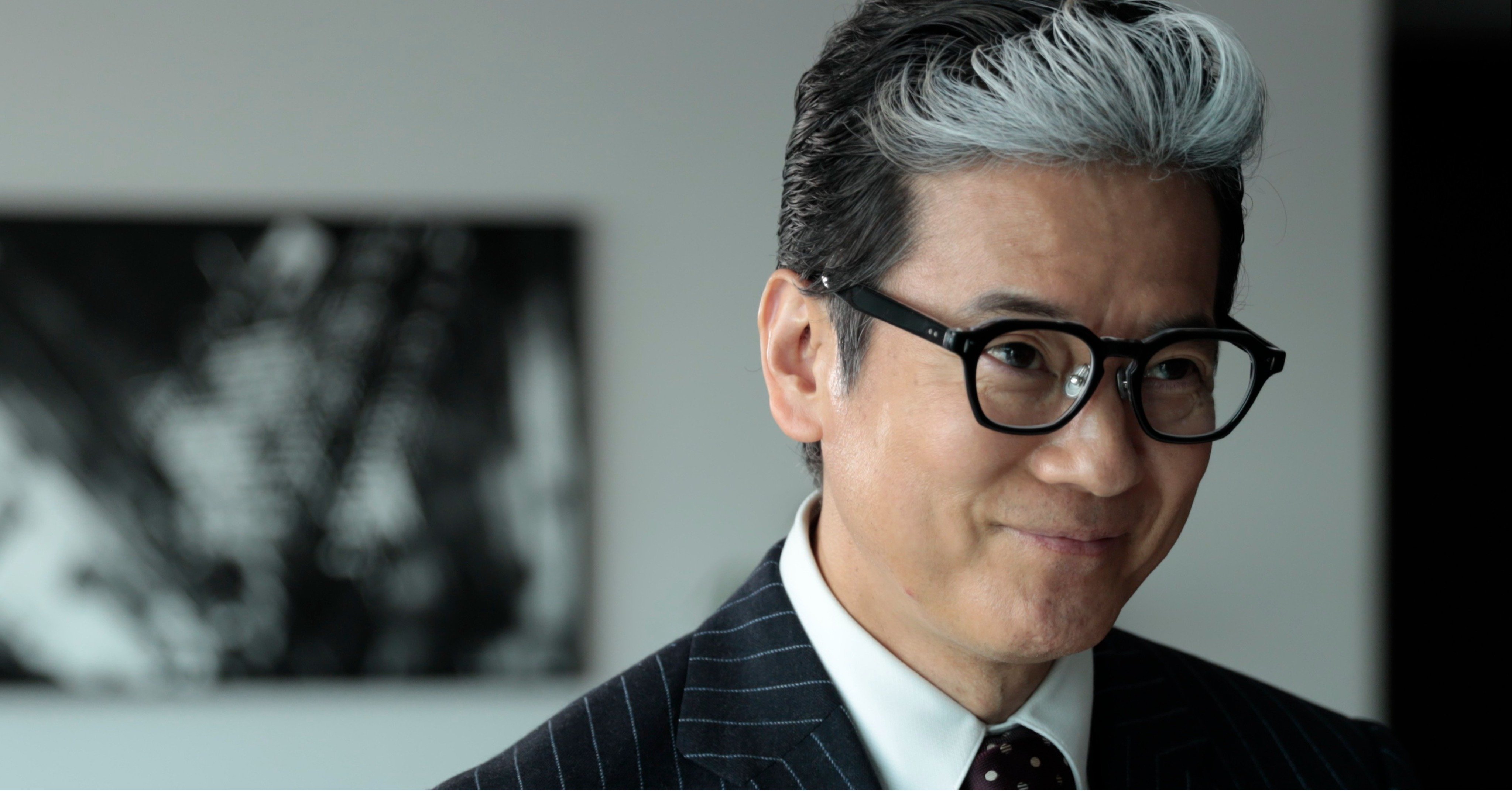 ドラマ『プライベートバンカー』より唐沢寿明さん演じる主人公・庵野甲一　提供＝テレビ朝日