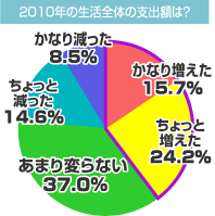今年の支出「増えた」が4割に!<br />消費行動を変化させた2010年の“特殊な事情”