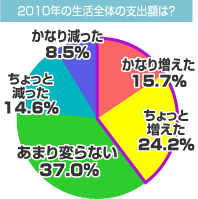 今年の支出「増えた」が4割に！消費行動を変化させた2010年の“特殊な事情”