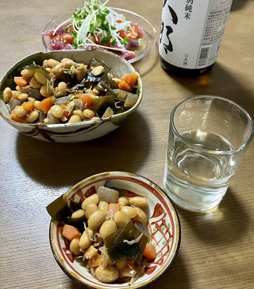 【自宅で簡単おつまみ】日本酒がすすむ「大豆の五目煮」の栄養価たっぷりレシピ