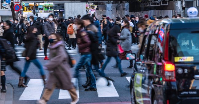 東京で過去最高の1日2447人の感染が判明した日の渋谷の様子