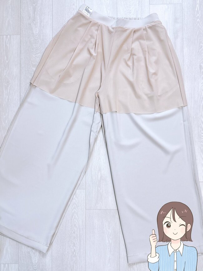 「着痩せして見えます」「スタイル盛れる」ハニーズの“ひんやり快適ワイドパンツ”がオンオフ着まわせて大活躍！「色違いもほしくなりました」