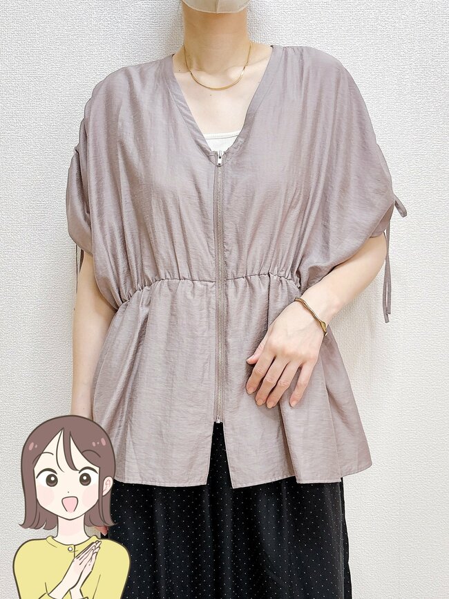 「めちゃくちゃ細見えします」ハニーズの“着痩せブラウス”ひんやり涼しくて快適です！「ぽっこりお腹が気になる方にもおすすめ」《購入レビュー》
