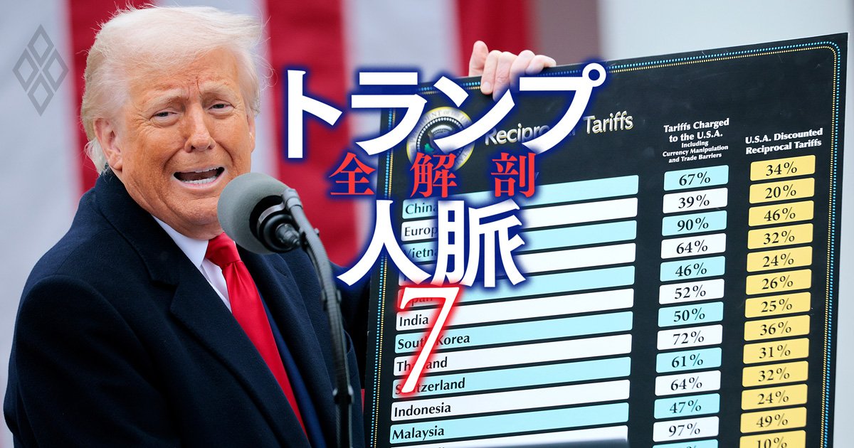 トランプ関税「交渉余地」はどこにある？関税を“3層構造”に分解すると見えてくる、キーパーソンと米国の思惑