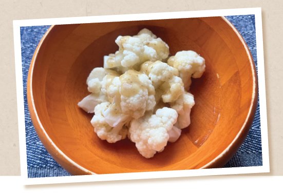 イライラする日はコレ食べて!葉物野菜とカリフラワーのストレス撃退レシピ