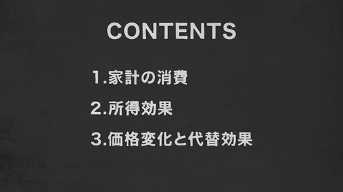 【東大の経済学・動画】消費者がモノを何個買うかはどう決まる？