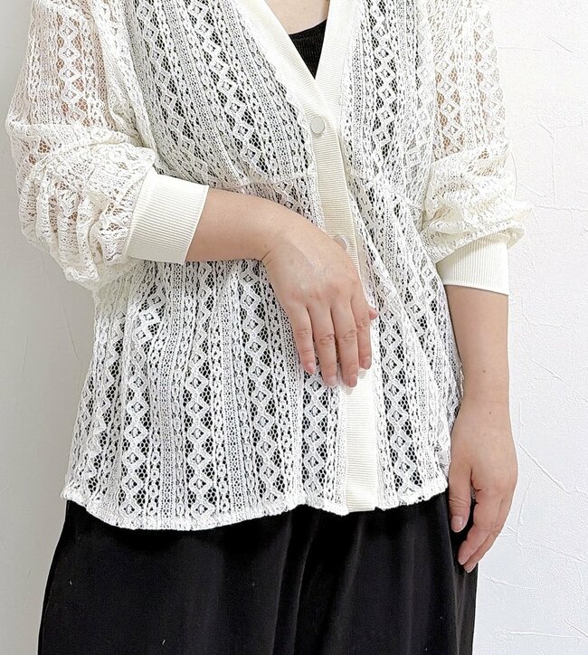 【しまむら】サッと羽織るだけで可愛い!1639円の「華奢見えカーディガン」季節の変わり目にちょうどいい!《購入レビュー》