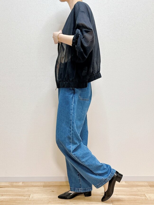 【しまむら】どこにでもサッと羽織れて助かる！2420円の「ふんわり春アウター」ぽわんとした袖がかわいい！