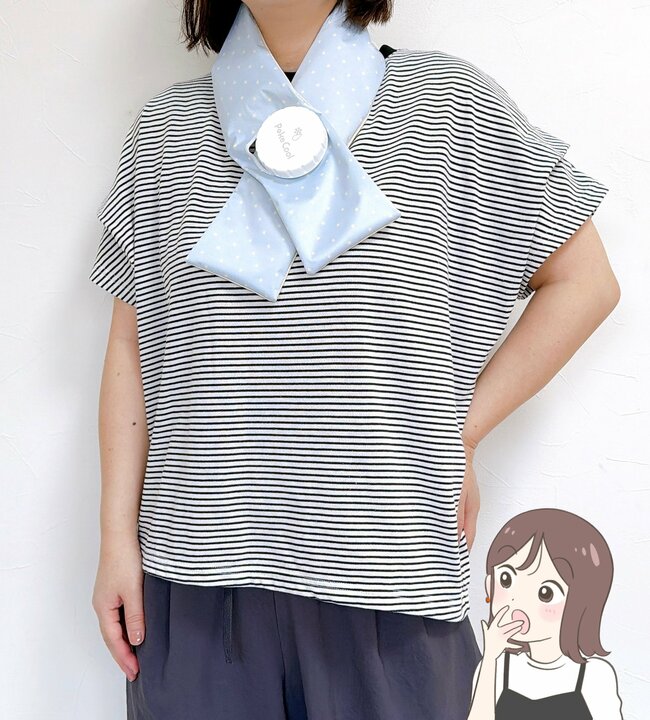 【しまむら】気温38℃の猛暑日でも快適！「首に巻くオシャレ氷のう」がマジで冷たくて感激した…！《購入レビュー》