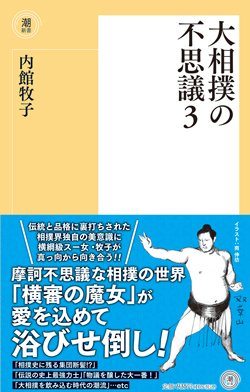 書影『大相撲の不思議3』（潮新書）