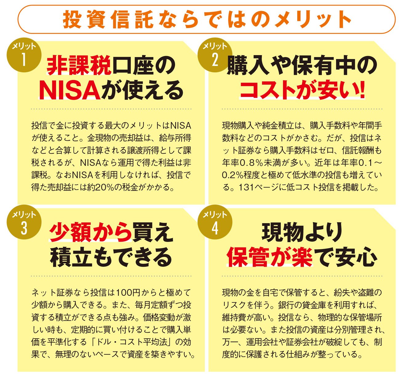 投信ならではのメリット