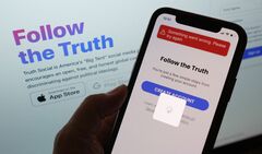 トランプ氏の新SNSが始動、早くも障害の報告