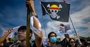 「ワンピース」の海賊旗、Z世代抵抗のシンボルに