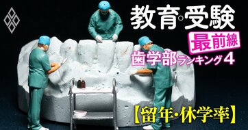 【私立17歯学部「留年・休学率が高い大学」ランキング】4位明海大、3位神奈川歯科、1位と2位は？
