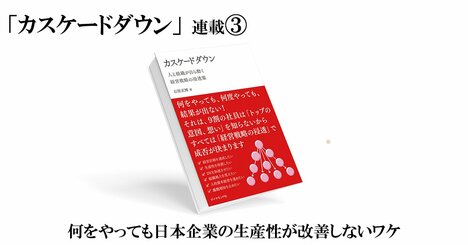 人と組織が自ら動き出す企業変革手法「カスケードダウン」入門（3）〈PR〉