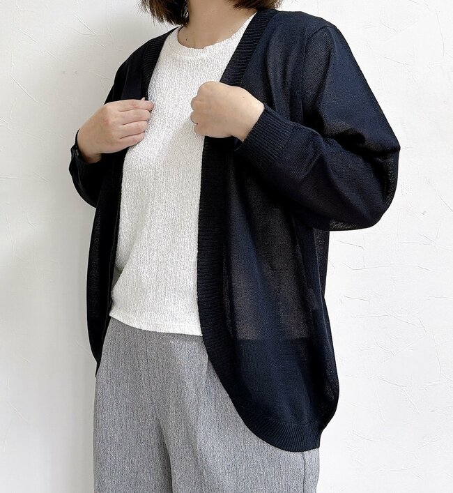 「何枚もリピしています」ハニーズの“お尻まで隠せるカーディガン”リピート買いする人が続出…！「すごく使いやすくて最高」「蒸し暑い日でも着やすい」《購入レビュー》