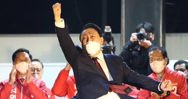 写真：韓国・最大野党「国民の力」の尹錫悦氏