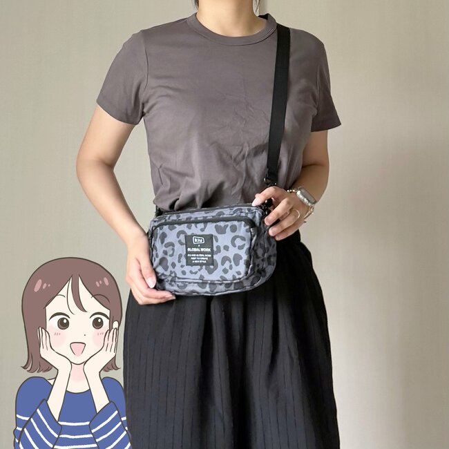 【グローバルワーク】お出かけのたびに使っています！2990円の「ポケットたくさんバッグ」想像以上に収納できてビックリ…！《購入レビュー》