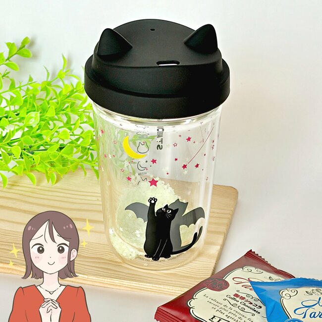 【スタバ】「2店舗目で発見」「かわいすぎる」ハロウィン限定の“幻想的なグラス”猫耳がめっちゃキュート！「めちゃくちゃ好きです」《購入レビュー》