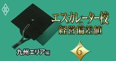  【九州エリア編】エスカレーター校の「経営偏差値」ランキング