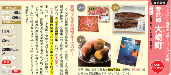鹿児島県曽於郡大崎町のふるさと納税